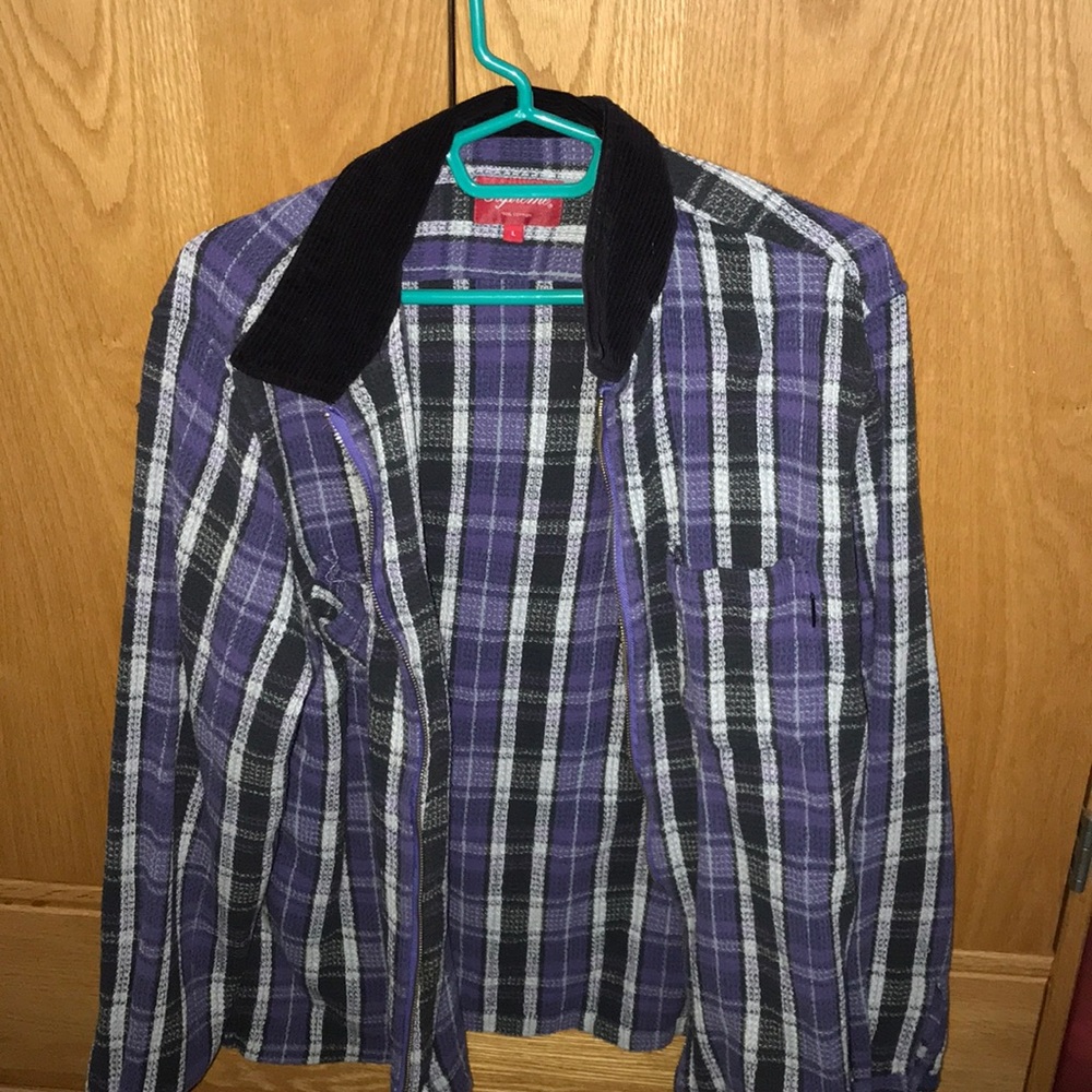 Zip up flannel